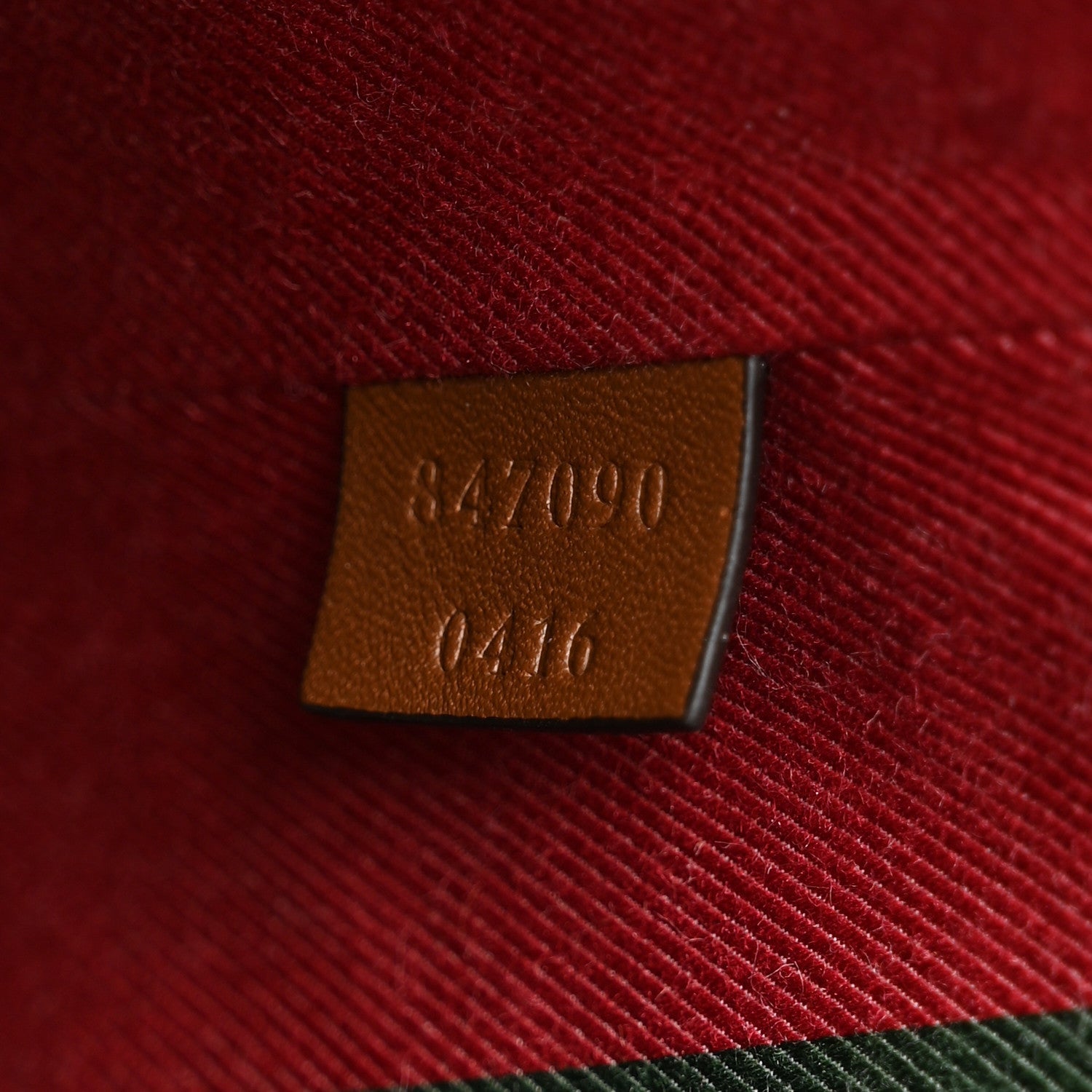 GG Supreme Monogram Emblem Nano Bucket Bag Beige Dark Brown