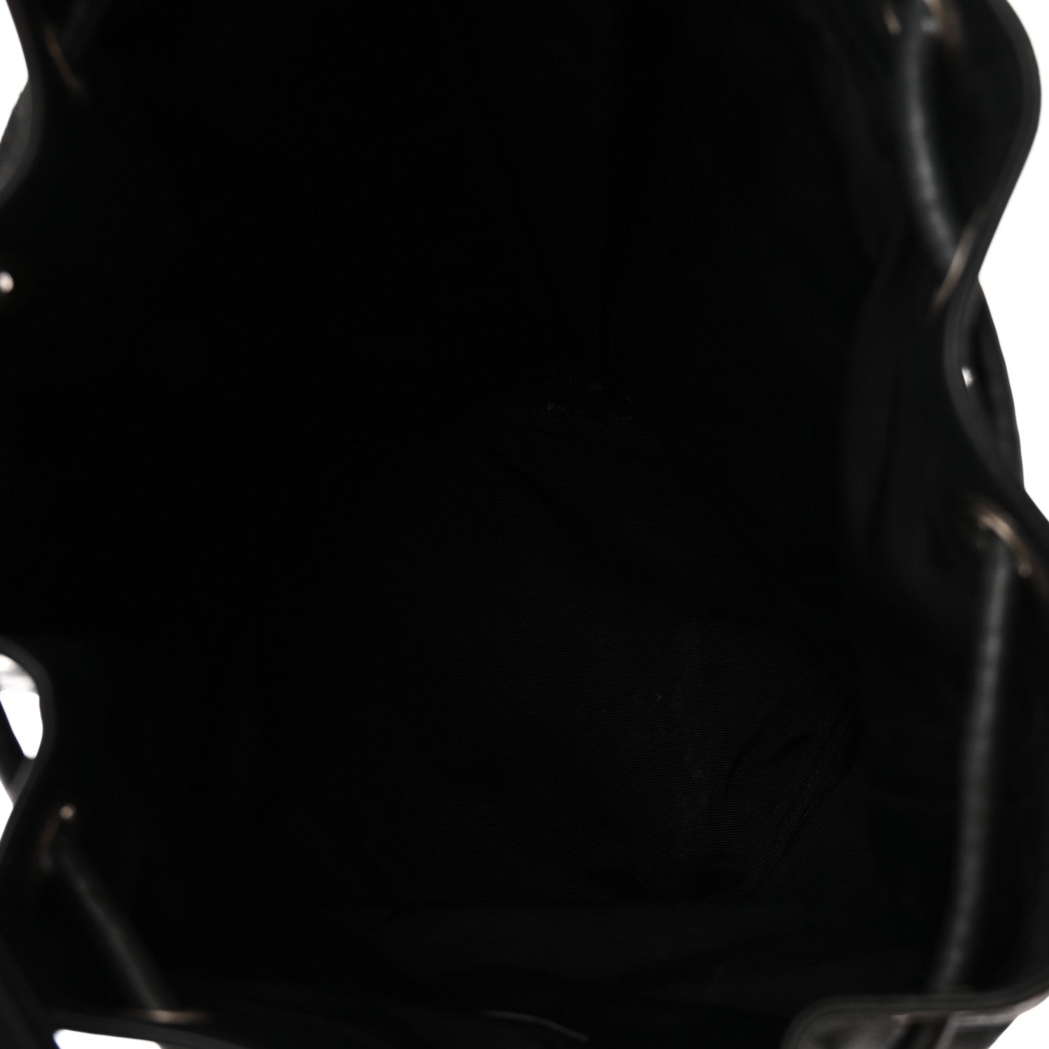Calfskin Medium Rider Bucket Bag Black