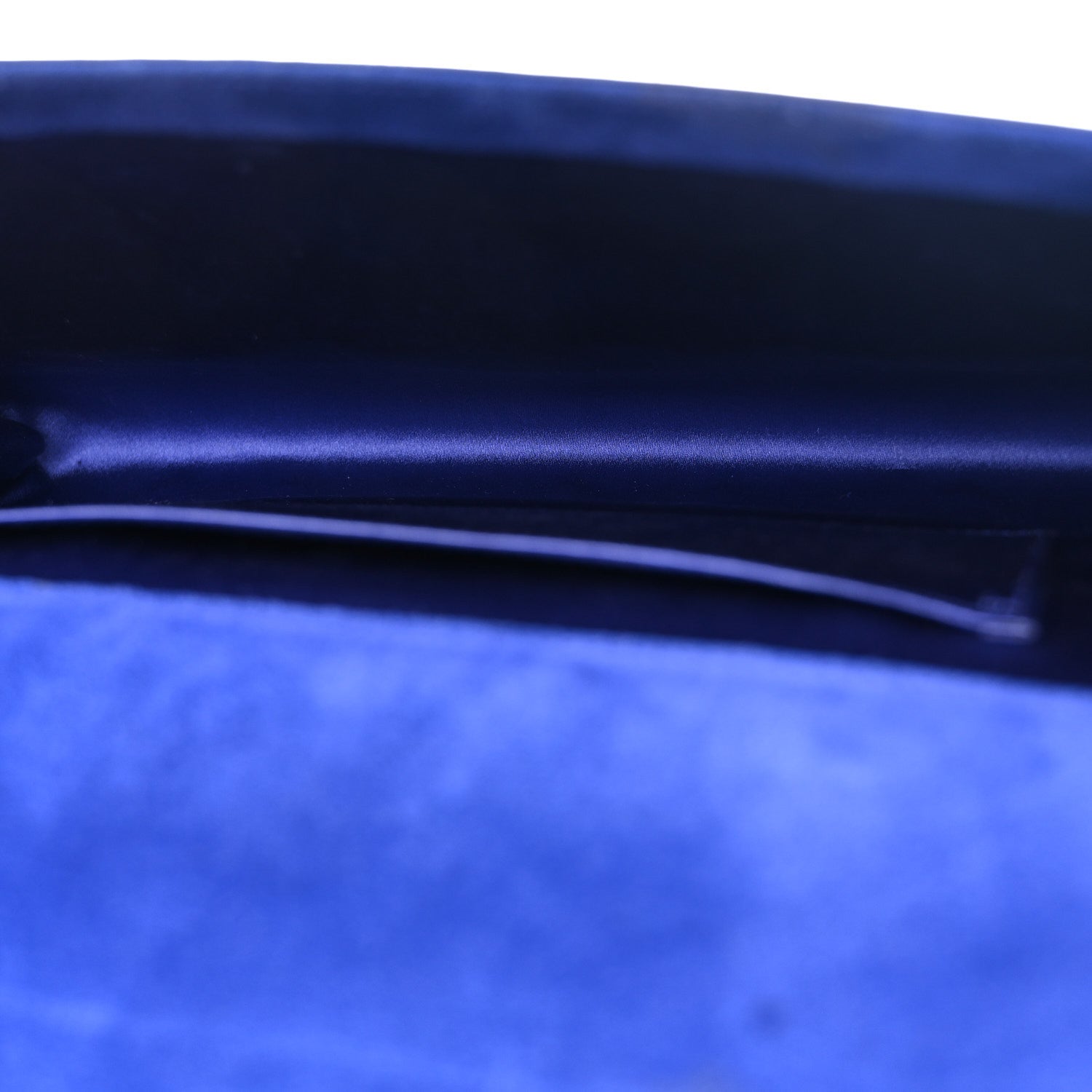 Patent Calfskin Monogram Large Belle De Jour Clutch Royal Blue