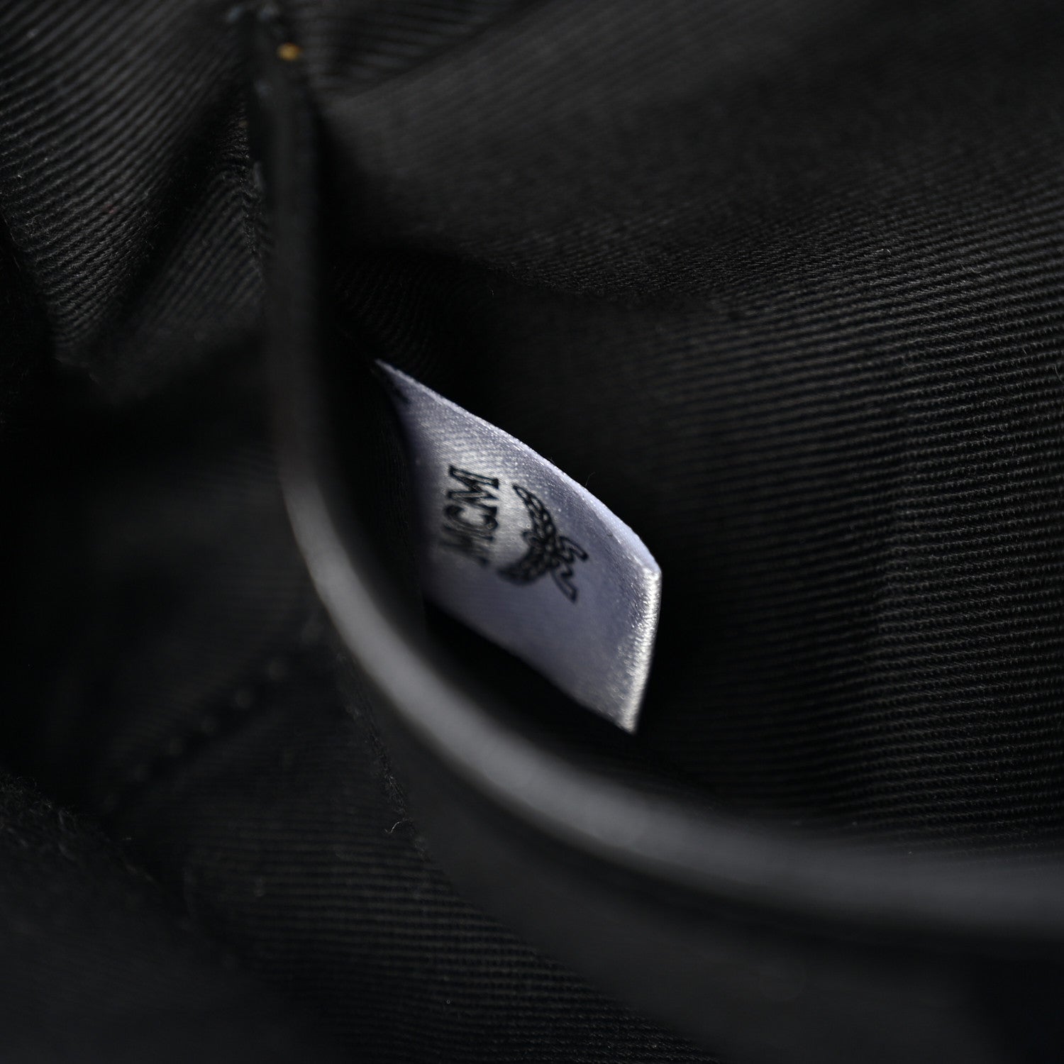Visetos Small Fusten Belt Bag Black Cognac