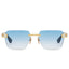 Dita Meta-EVO DTS147-A-03 Blue Gold Rimless Sunglasses