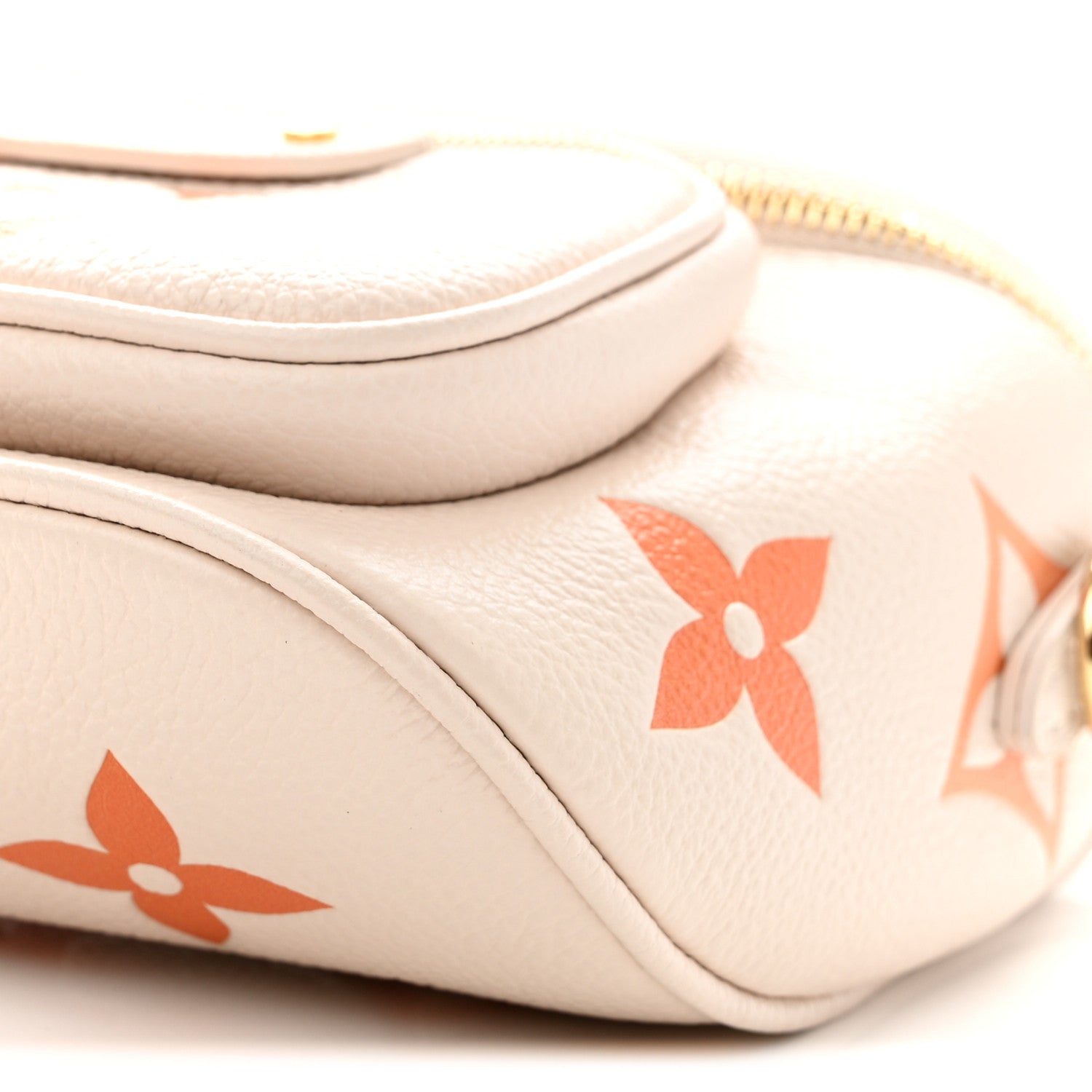 Empreinte Monogram Giant Mini By The Pool Bumbag Cream Saffron