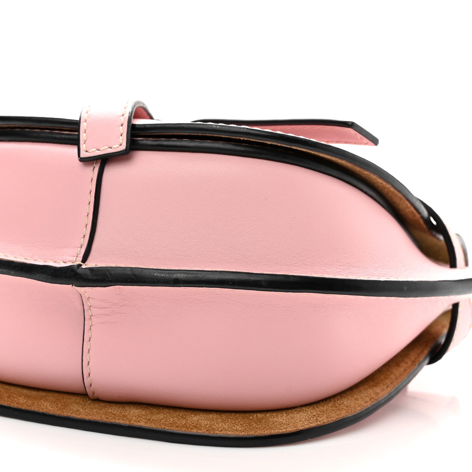 Calfskin Mini Gate Belt Bag Pastel Pink