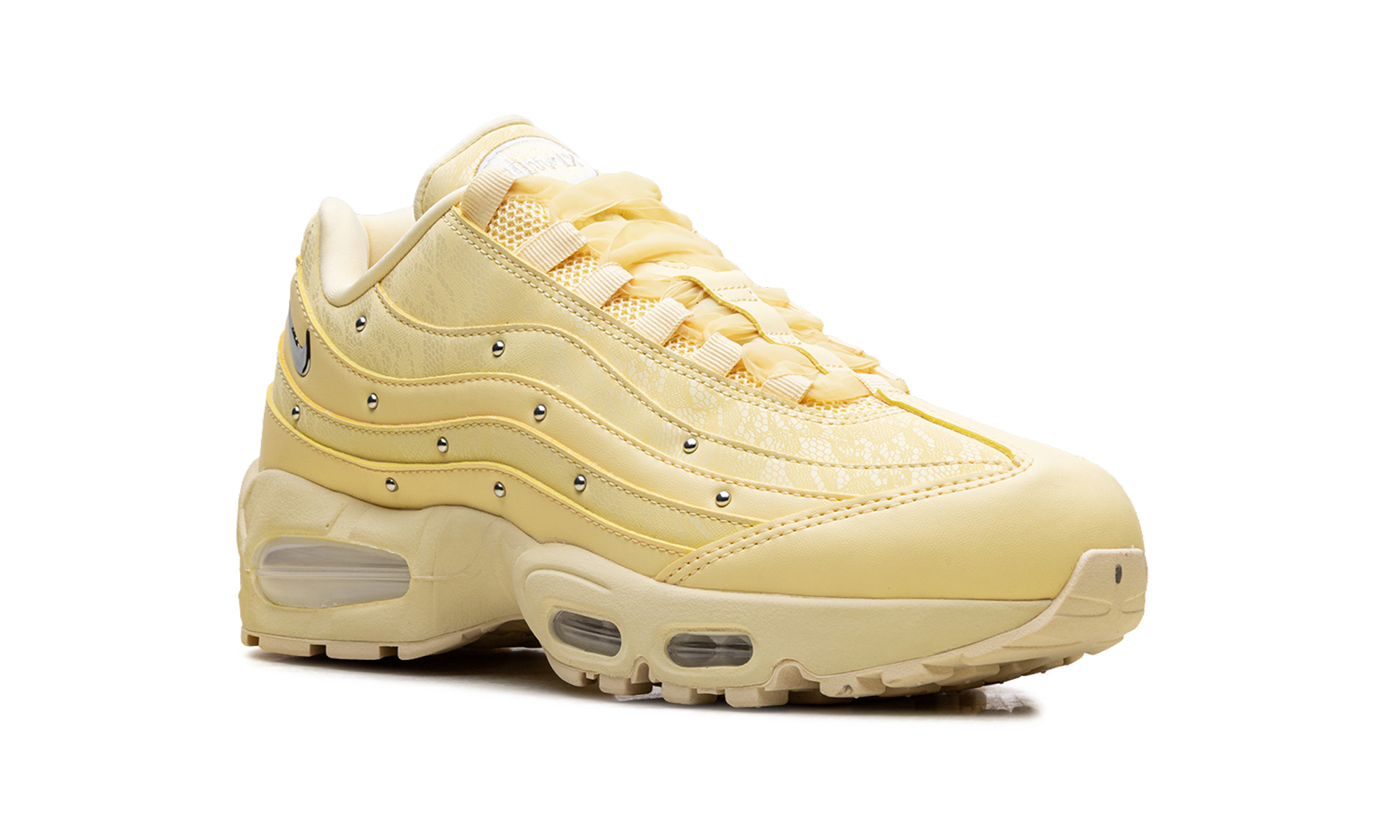Air Max 95 WMNS "Soft Yellow Silver Studded" IQ3444 722