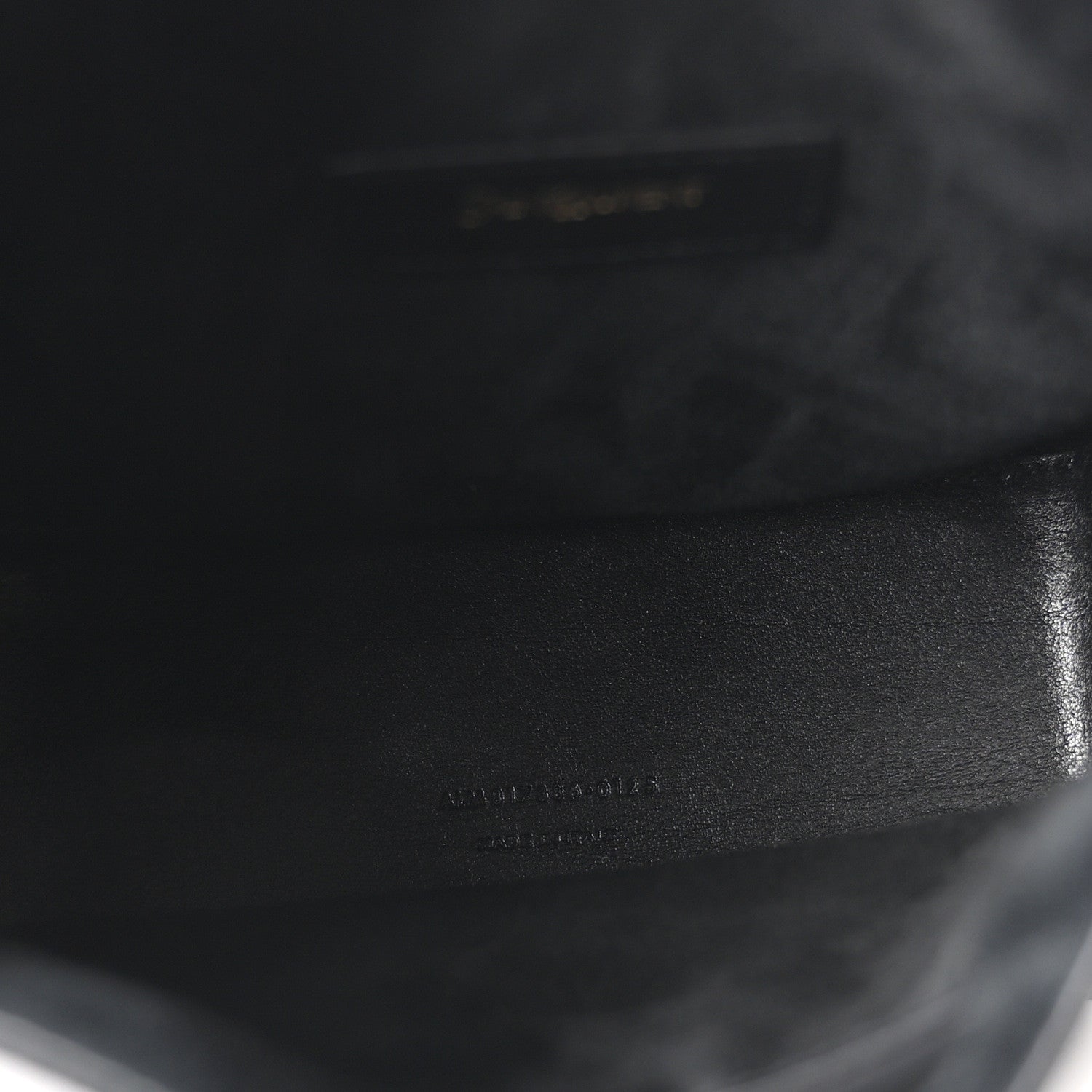 Calfskin Small Bucket Bag Black