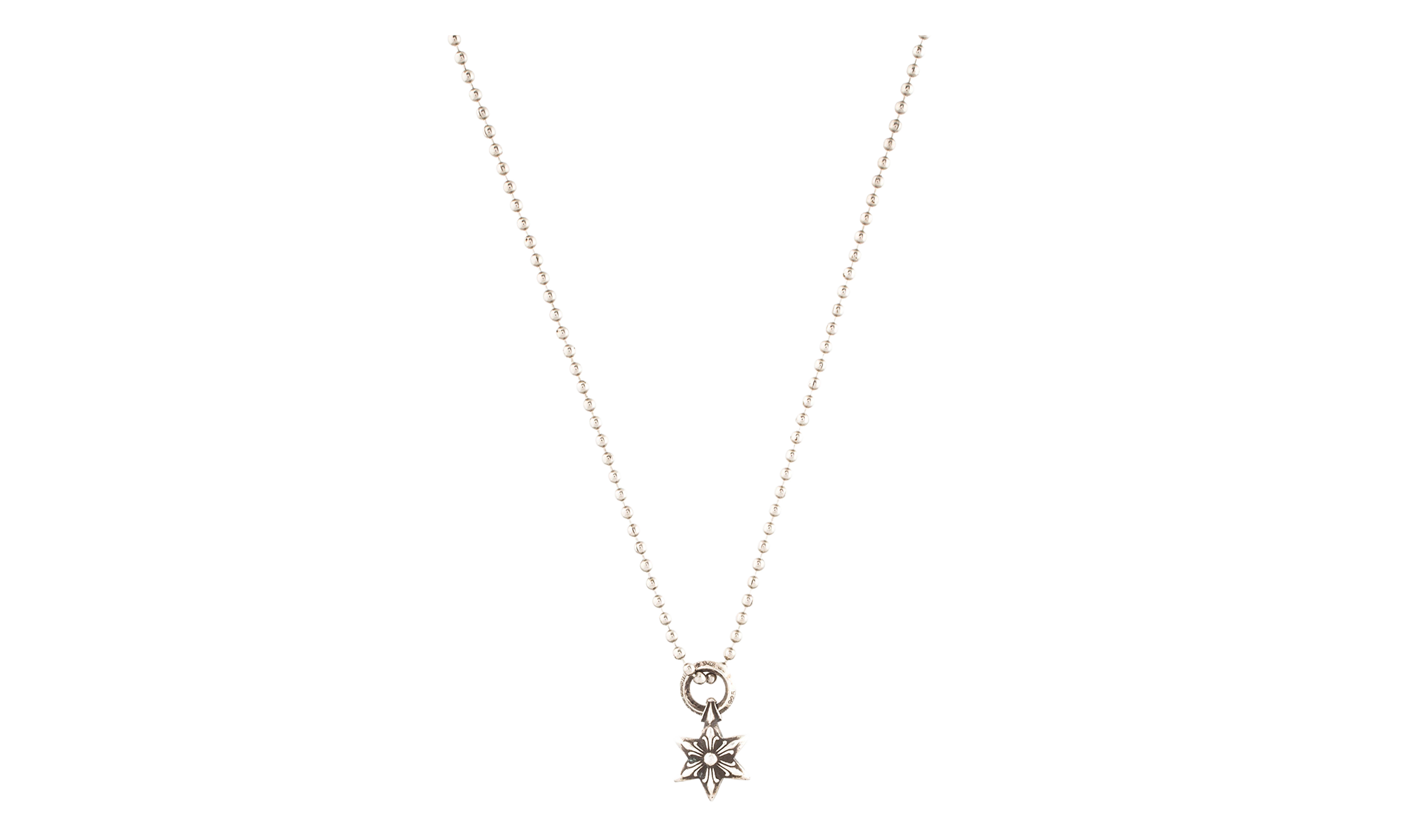 Star pendant with BallChain "Silver" CHRM0756