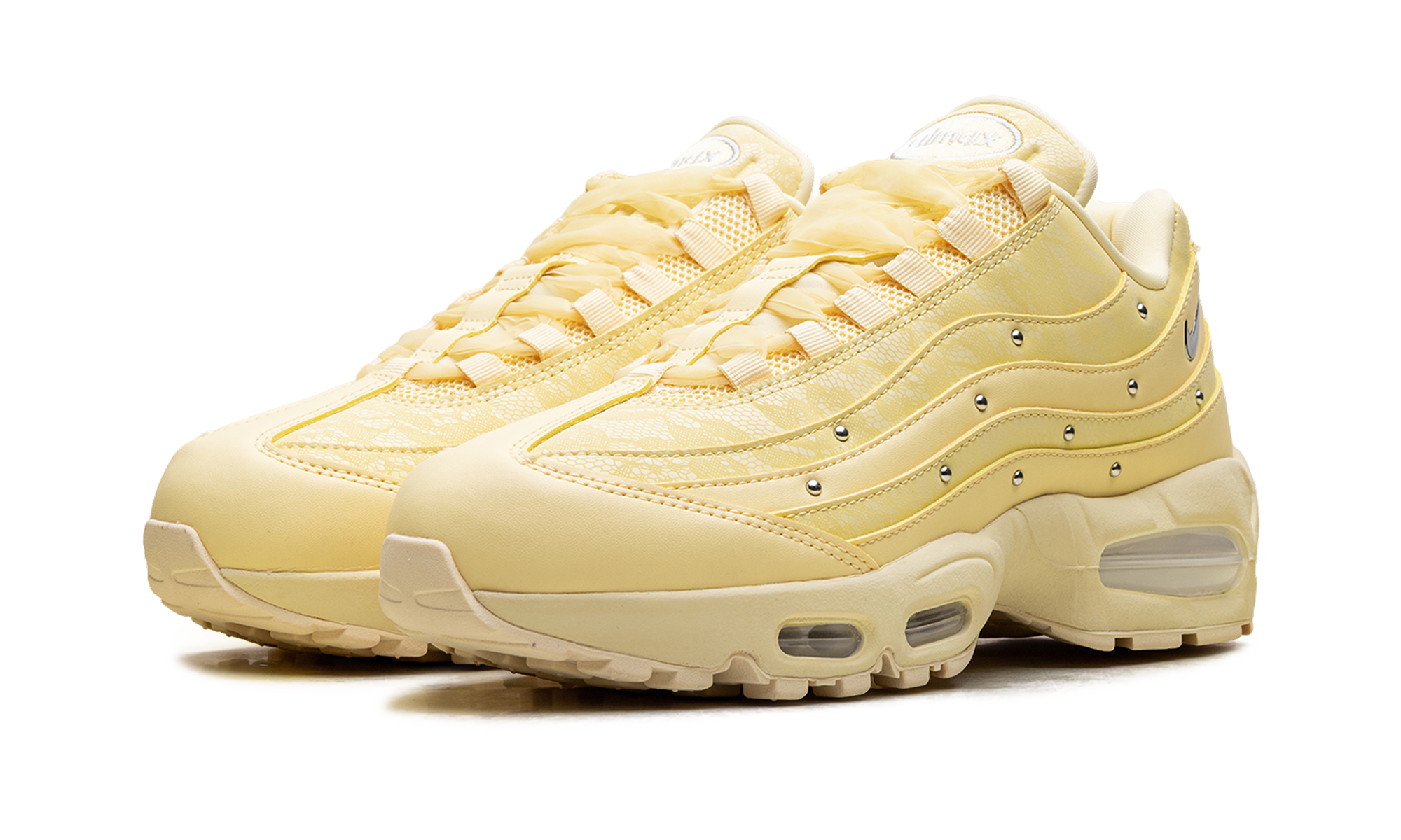 Air Max 95 WMNS "Soft Yellow Silver Studded" IQ3444 722