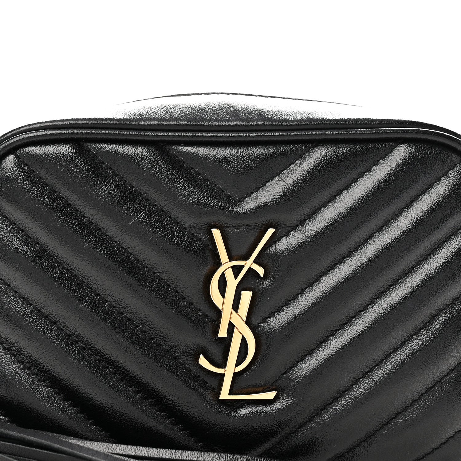 Calfskin Matelasse Monogram Lou Belt Bag Black