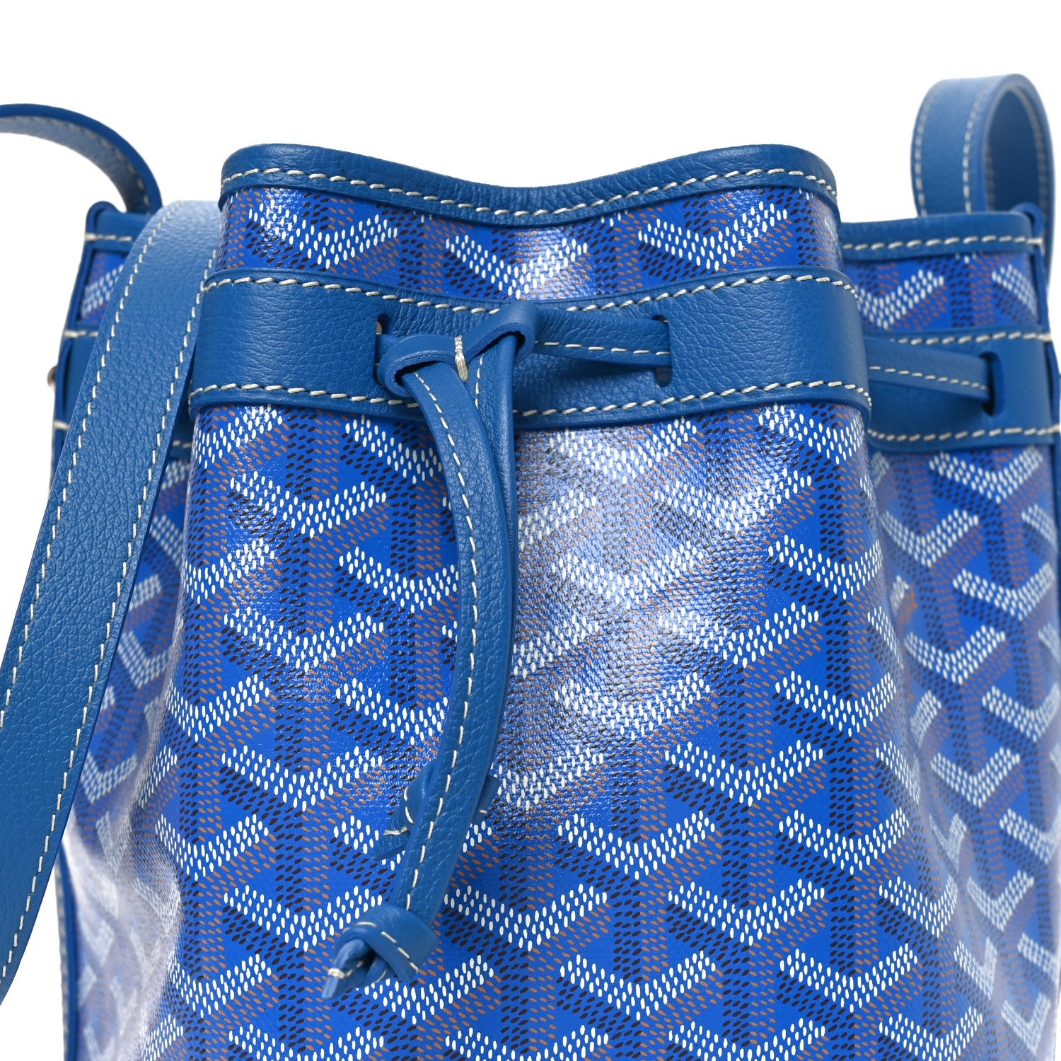 Goyardine Petit Flot Bucket Bag PM Sky Morning