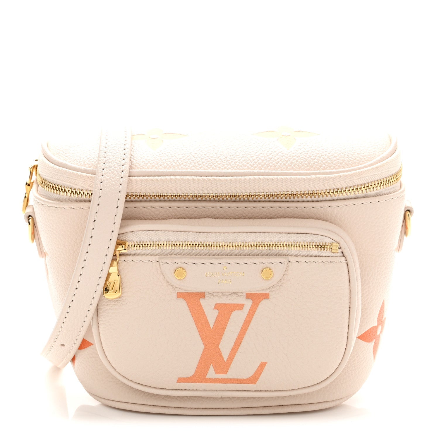 Empreinte Monogram Giant Mini By The Pool Bumbag Cream Saffron