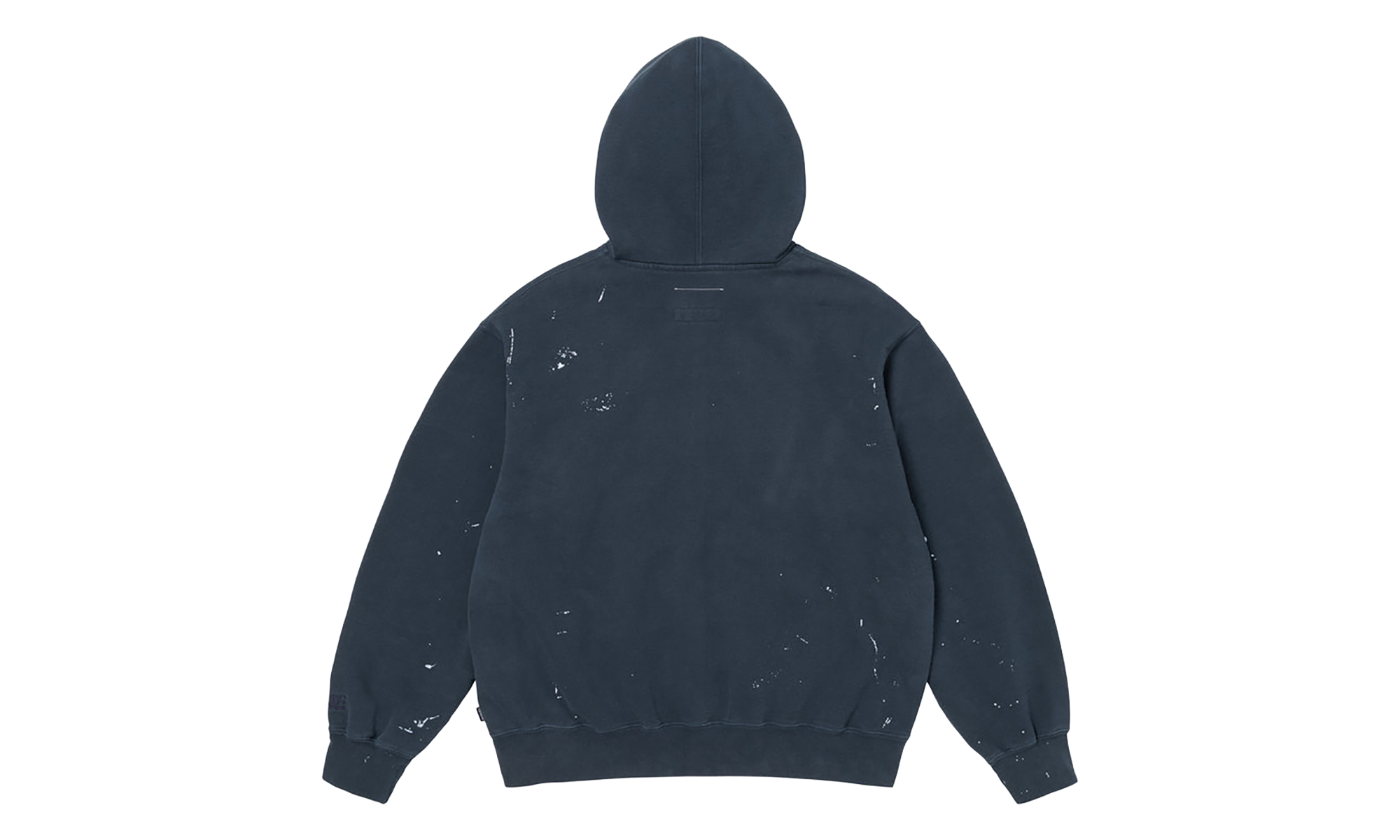 MM6 Maison Margiela Box Logo Zip Up Sweatshirt "SS26 - Navy" SU27170