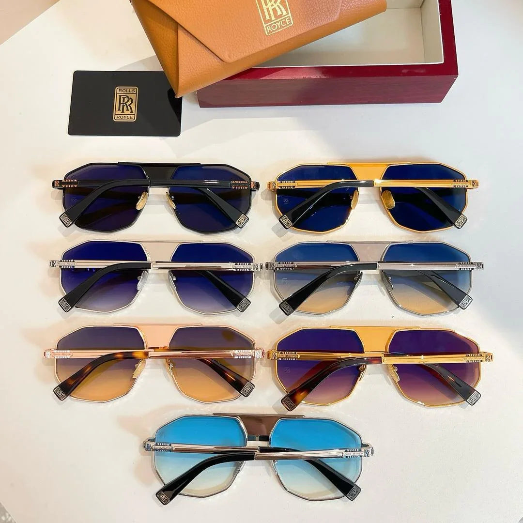 Rolls Royce SS1263 18K plated Rose-Silver-Gold Sunglasses 👑