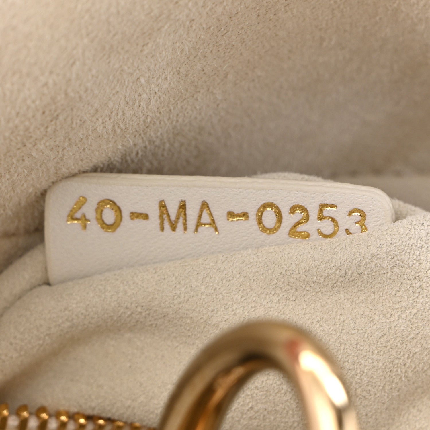 Lambskin Cannage Mini Lady Dior Latte