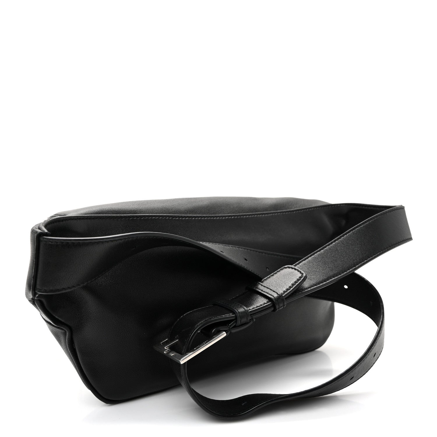 Lambskin Monogram Belt Bag Black