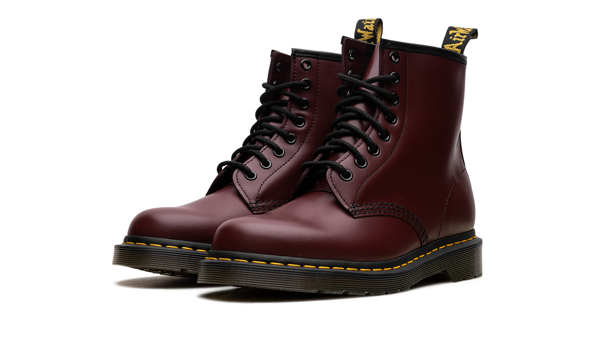 1460 SMOOTH LEATHER LACE UP BOOTS "Cherry Red" 11822600