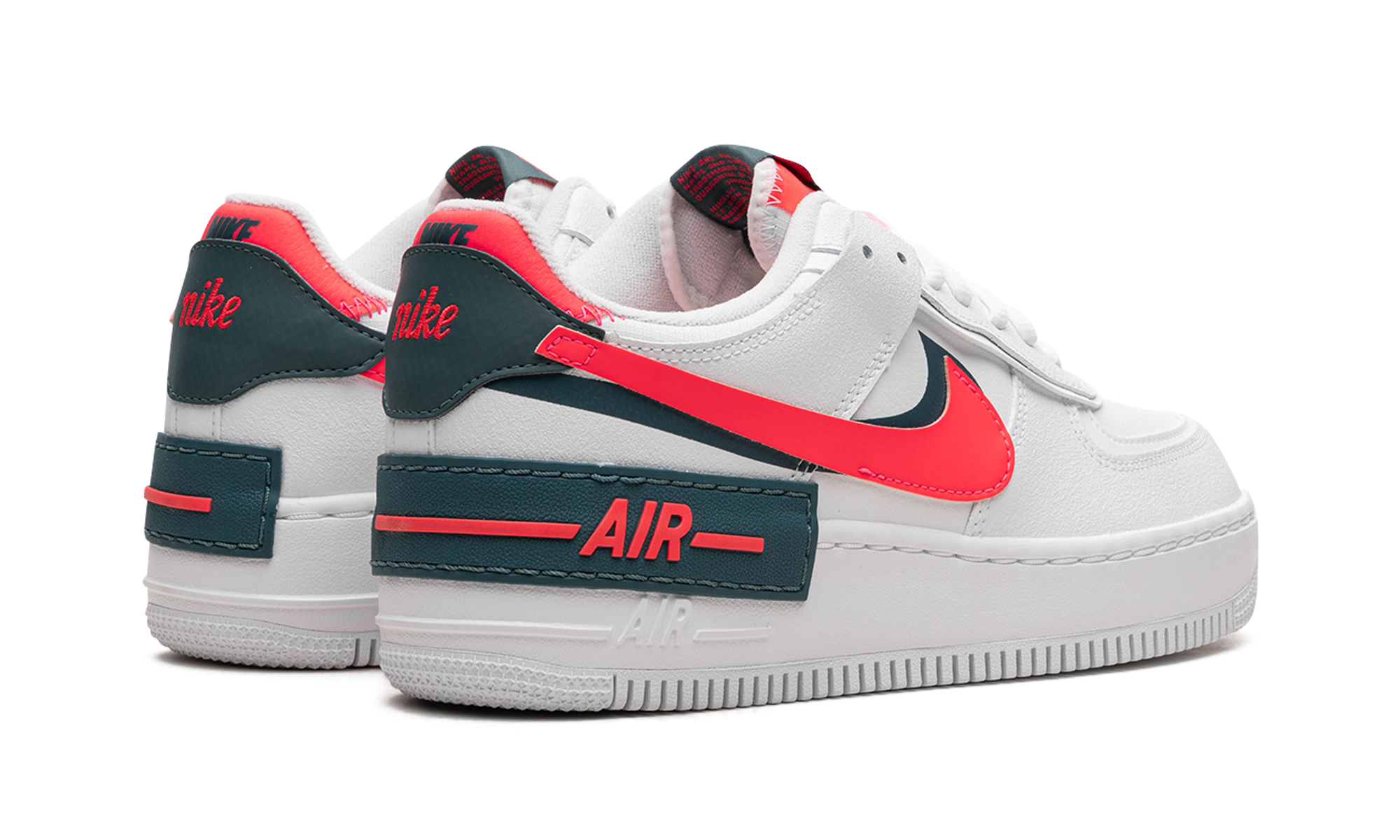 AIR FORCE 1 SHADO NMS WMNS "White Solar Red" DB3902 100