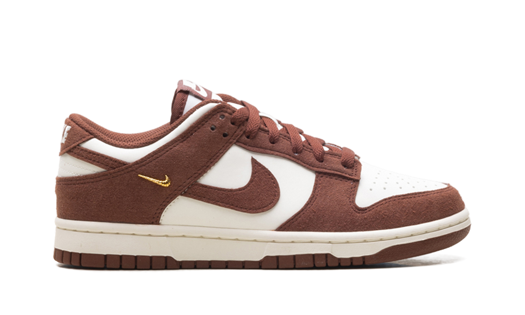 Dunk Low WMNS "Red Sepia Gold Mini Swoosh" IB4417 104