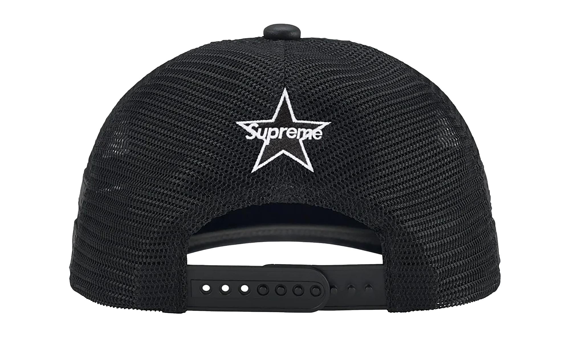 Vanson Leathers Mesh Back 6-Panel "FW25 - Black" SU27091