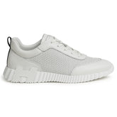 Hermes Paris Bouncing Perforated Leather Sneaker Blanc