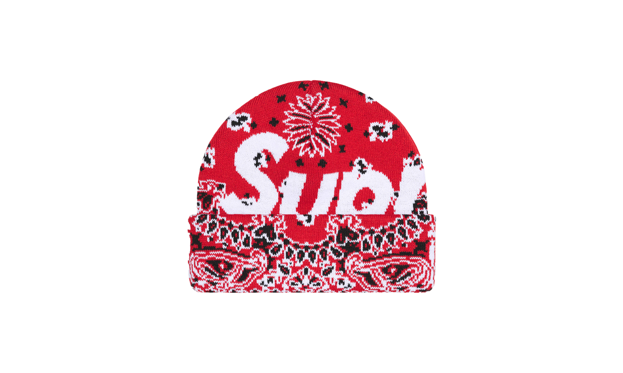 Bandana Big Logo Beanie "FW24 - Red Bandana" SU898