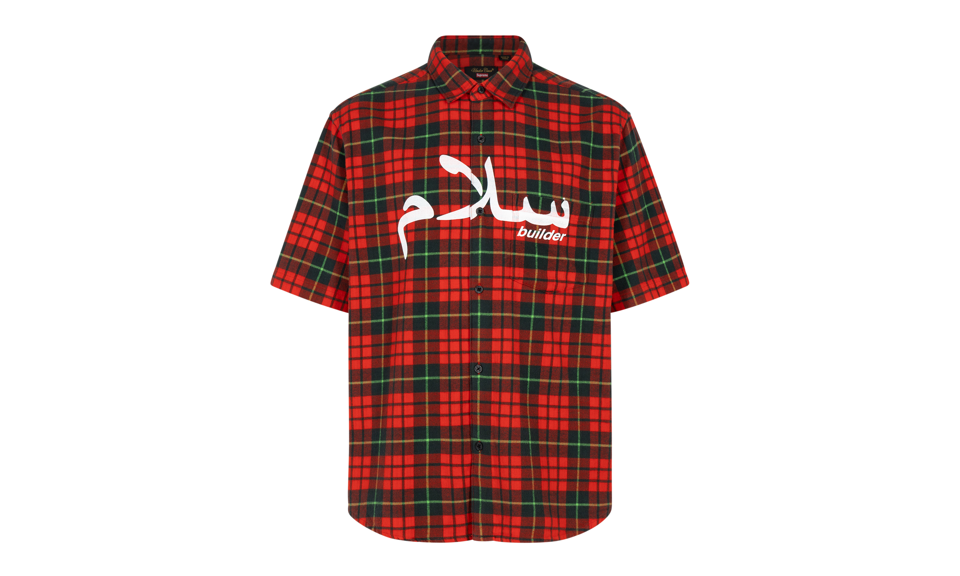 UNDERCOVER S/S Flannel Shirt "Red Plaid" SU100012