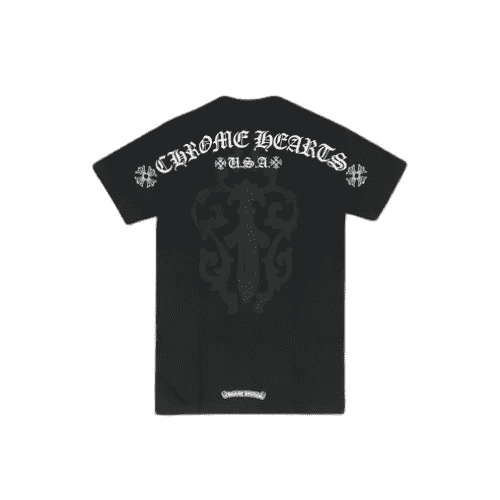 Black Chrome Hearts Shirt Shoe Logo