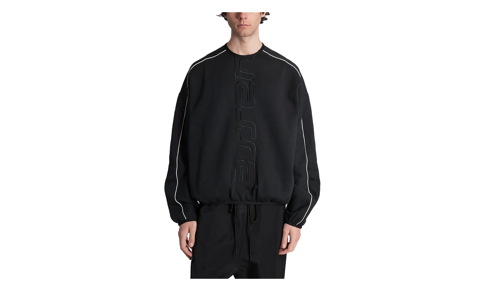 Active Trace Modern Crewneck Sweatshirt "Vintage Black" 192SP264071F