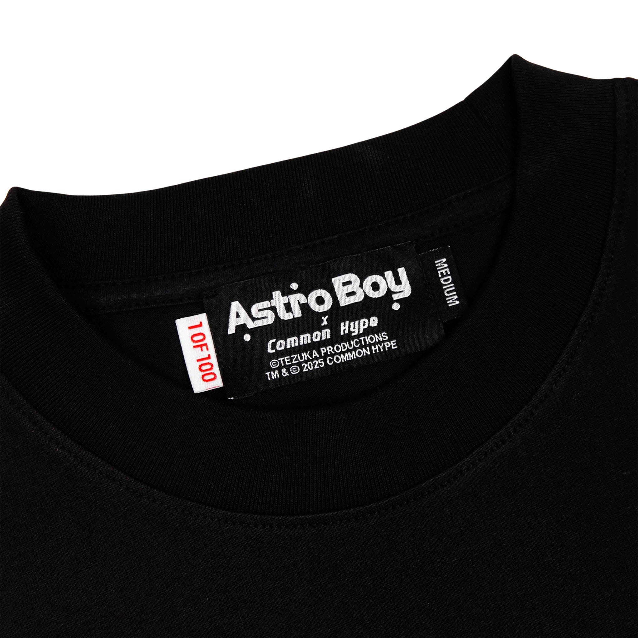 Common Hype x Astroboy Iron Arm Atom Tee Black