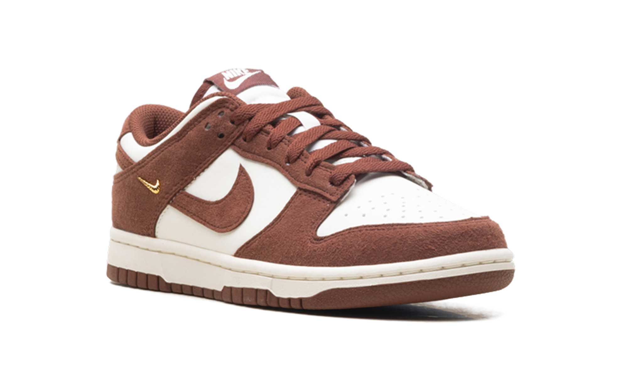 Dunk Low WMNS "Red Sepia Gold Mini Swoosh" IB4417 104