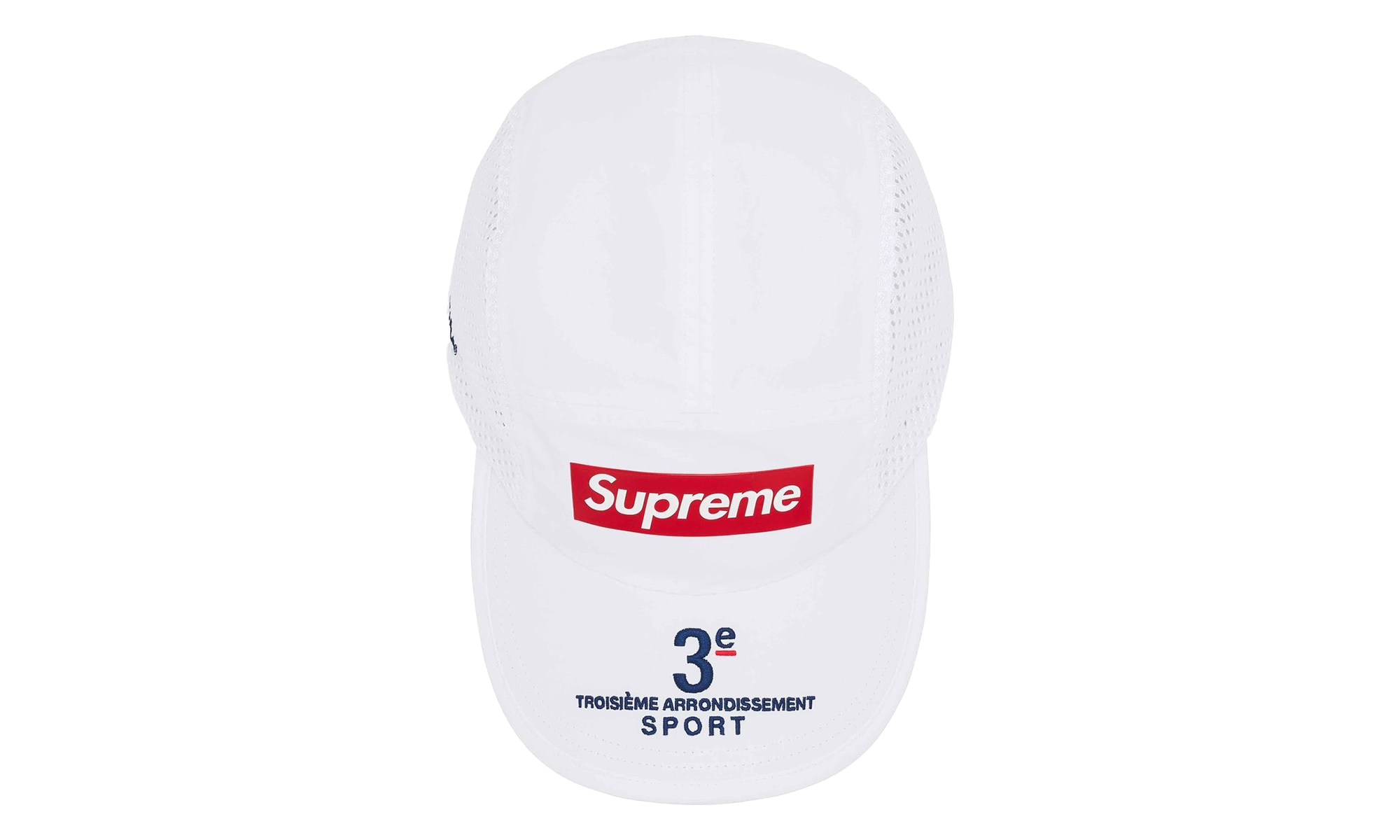Mesh Side Panel Camp Cap "SS25 - White" SU25731