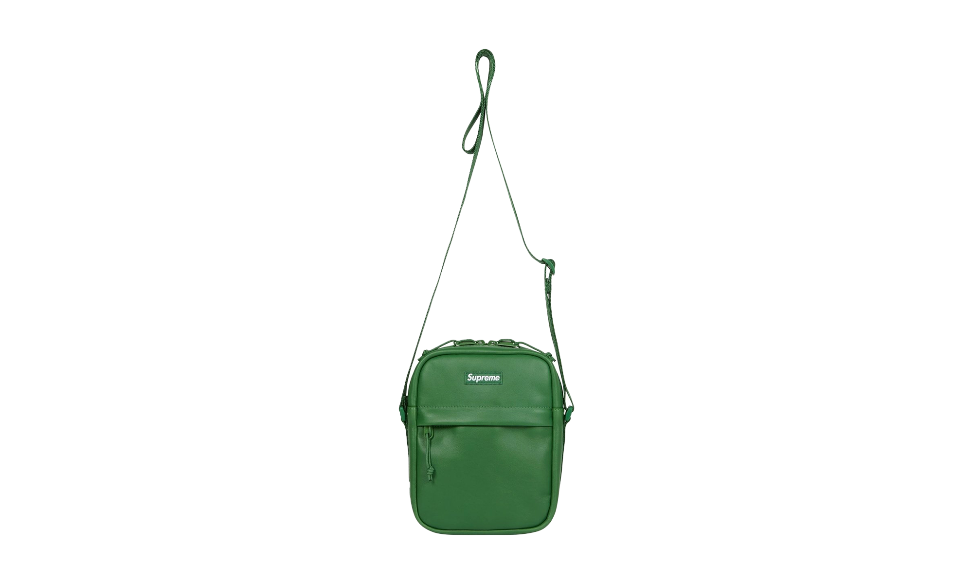 Leather Shoulder Bag "FW24 - Green" SU26083