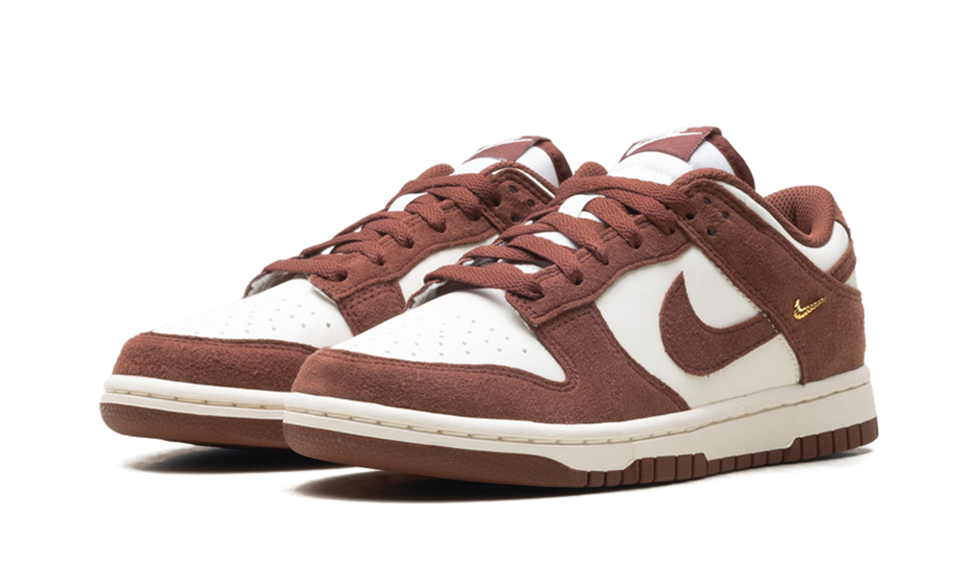 Dunk Low WMNS "Red Sepia Gold Mini Swoosh" IB4417 104