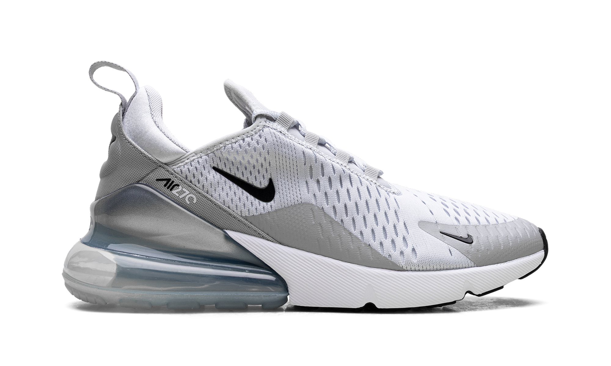 Air Max 270 WMNS "Pure Platinum Light Smoke Grey Metallic Silver Black" AH6789 018