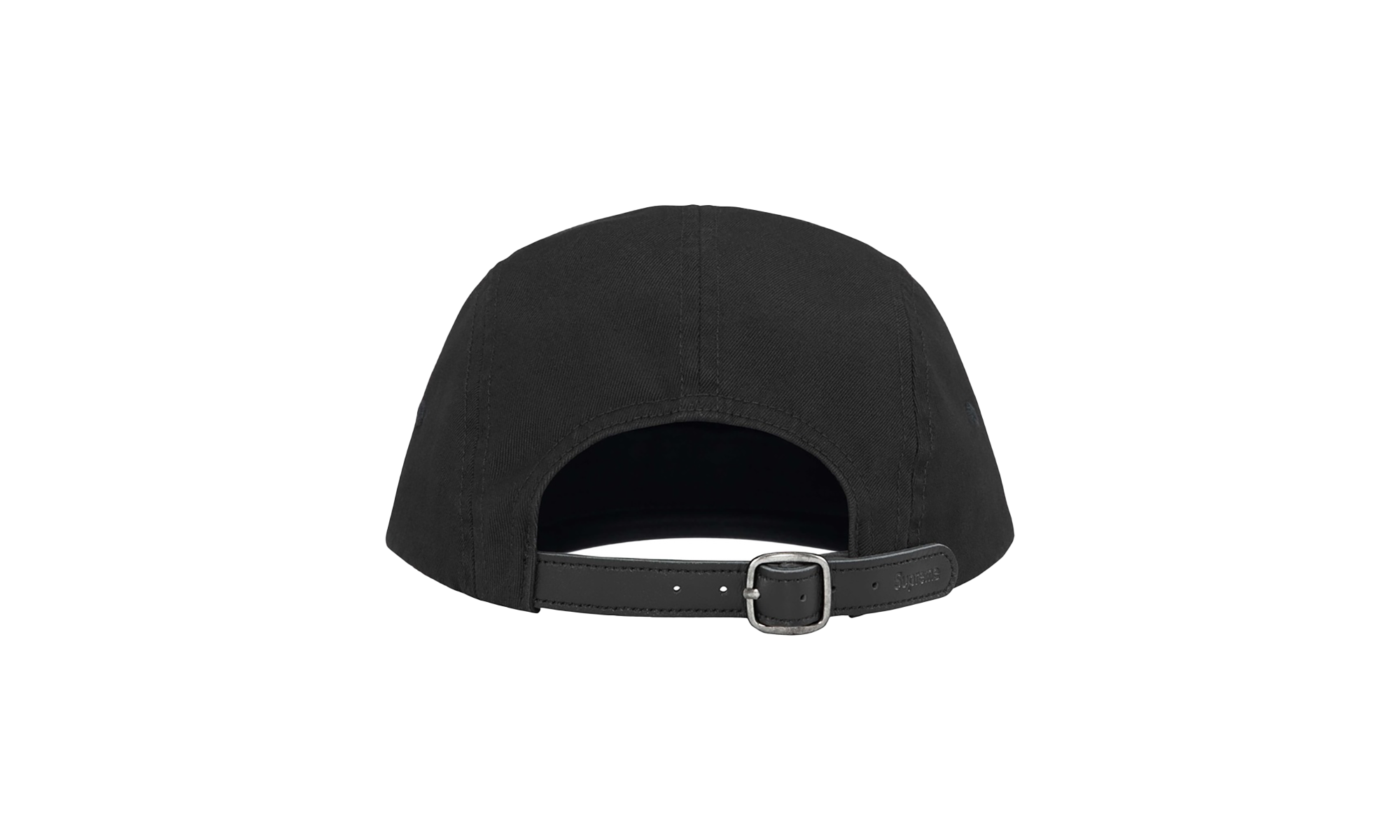 Supreme Washed Chino Twill Camp Cap "FW24 - Black" SU564