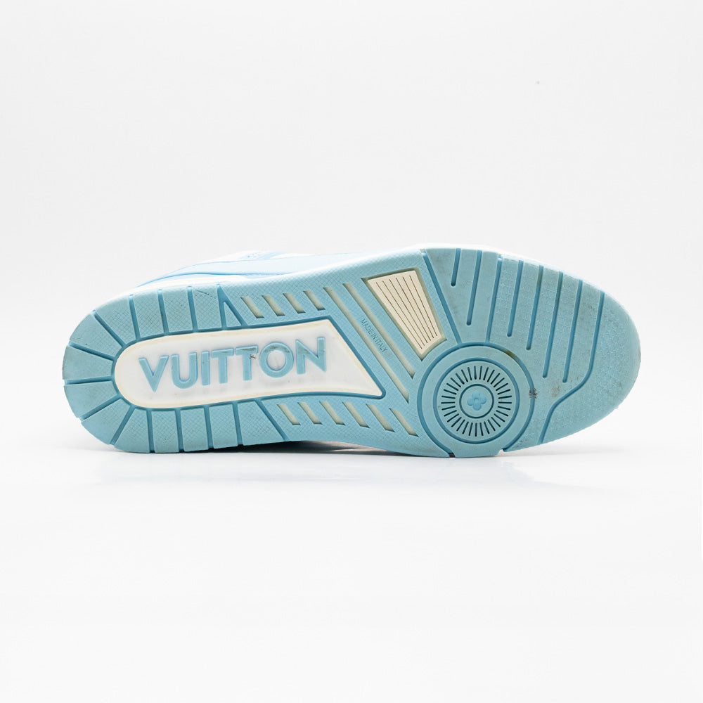 Louis Vuitton Trainer Low White Sky Blue