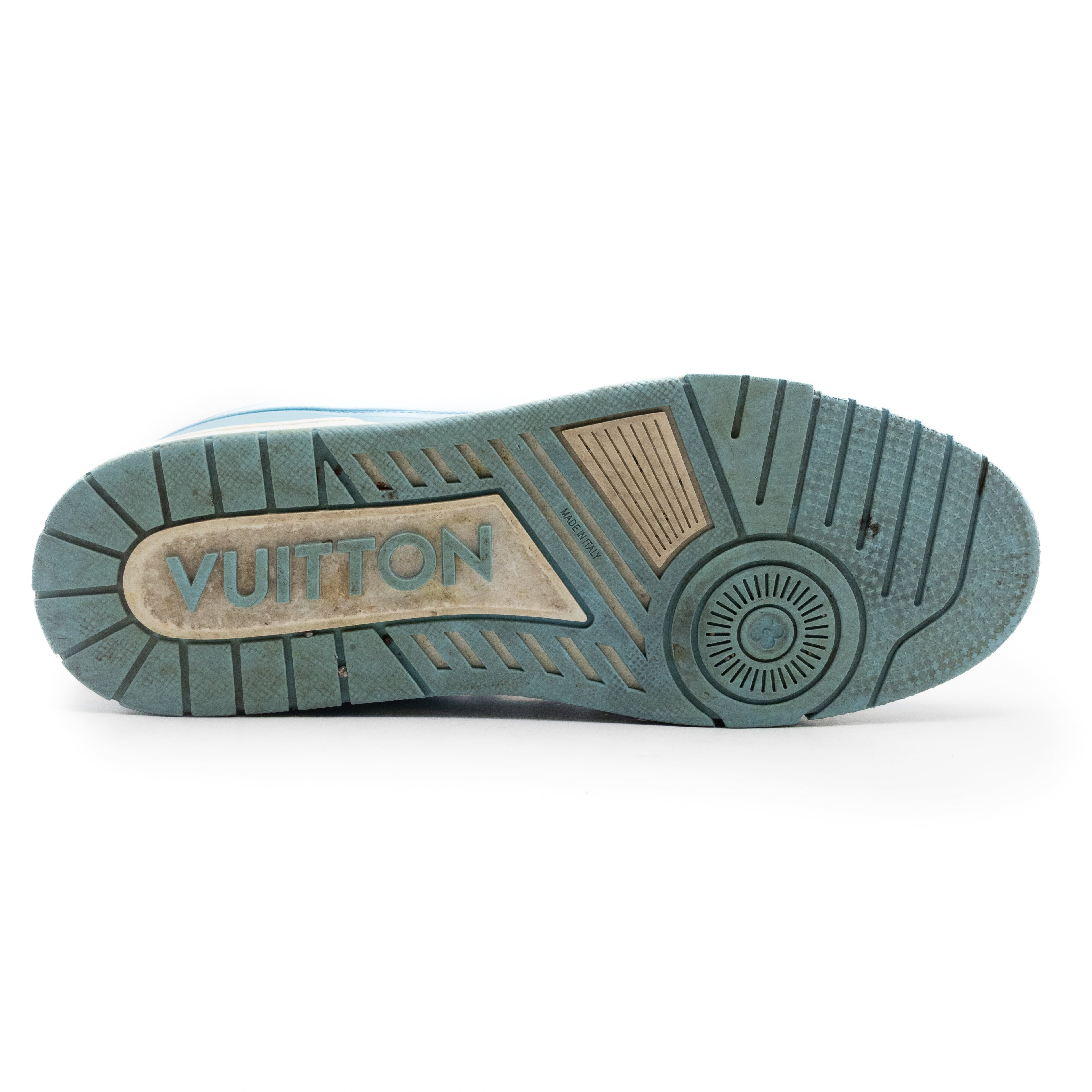 Louis Vuitton Trainer Low White Sky Blue