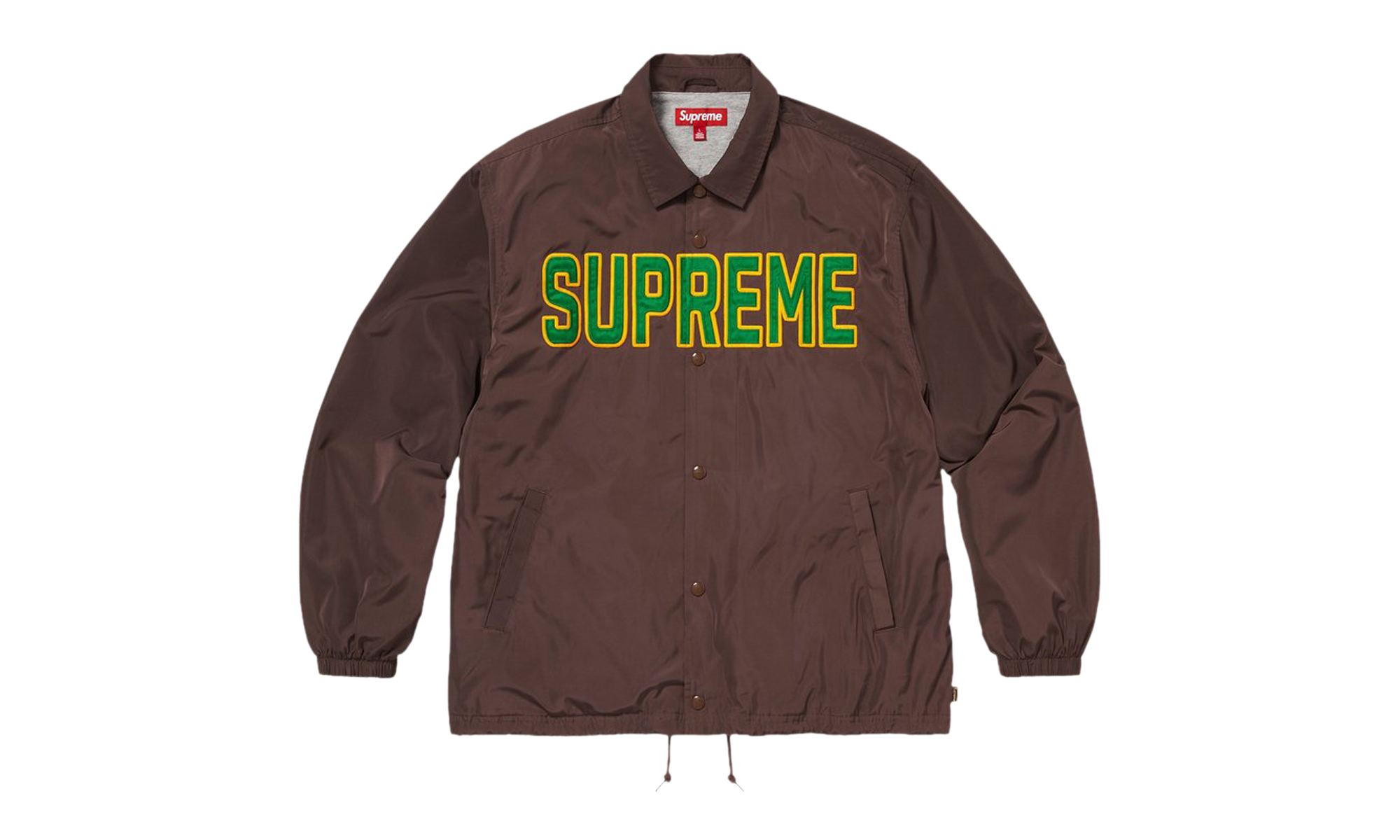 Spellout Coaches Jacket "SS26 - Brown" SU27734