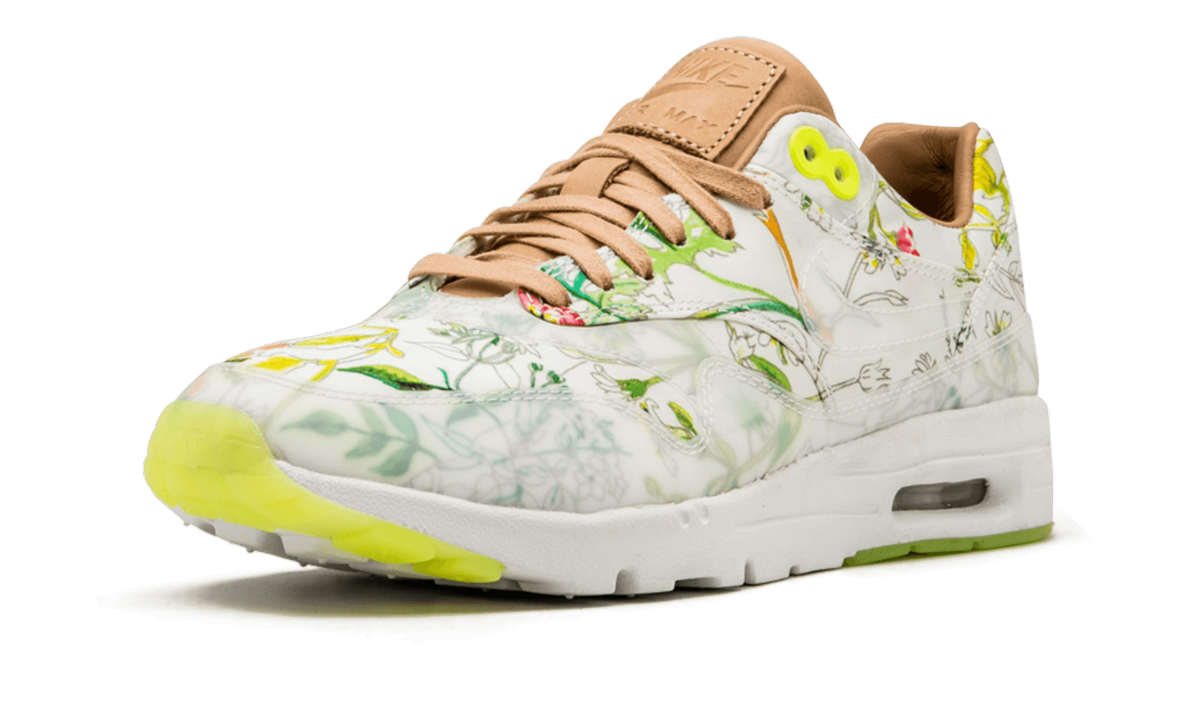 AIR MAX 1 ULTRA LIB QS MNS WMNS "WHITE / WHITE / VACHETTA TAN / VOLT" 844135 100