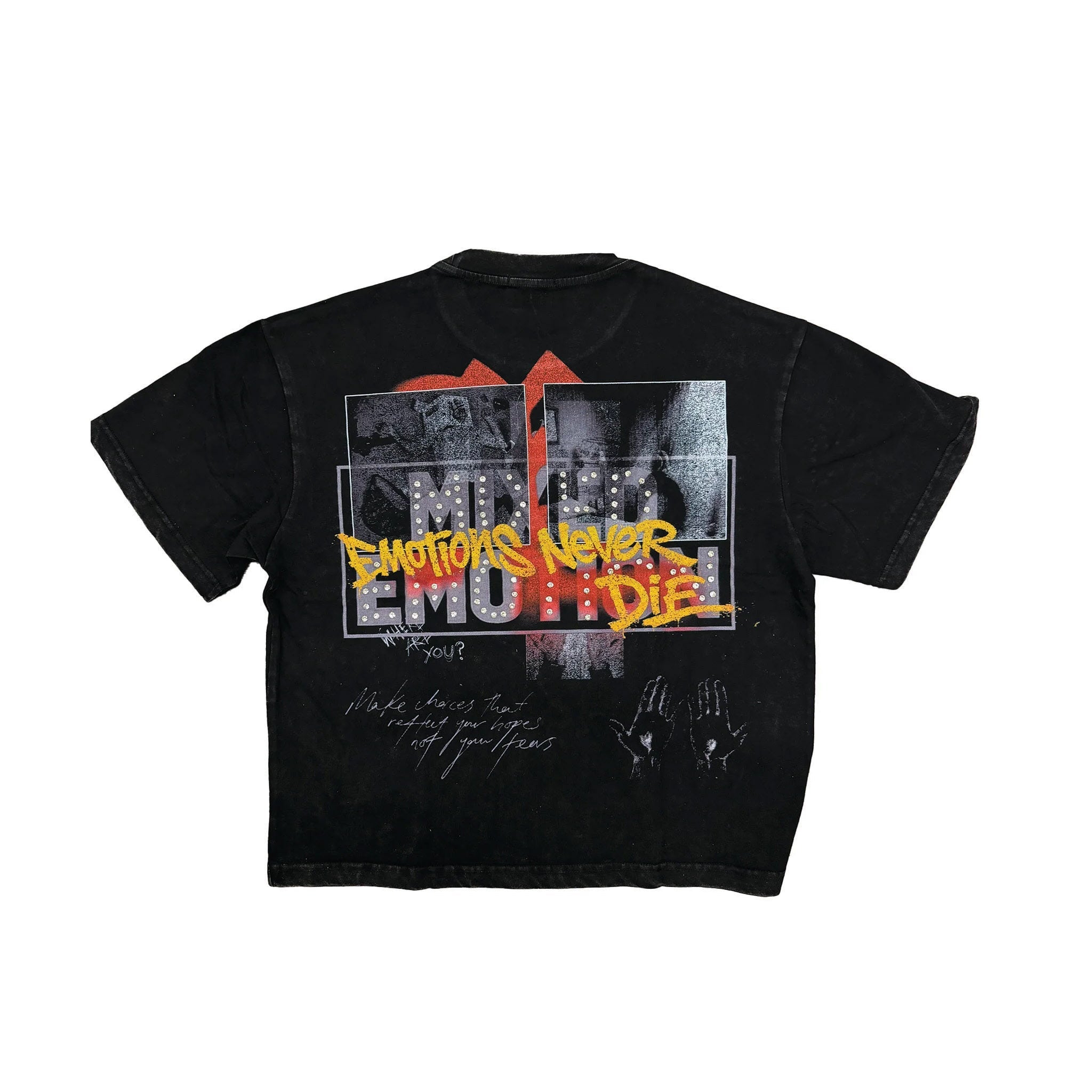 Mixed Emotions Tunes Tee Black