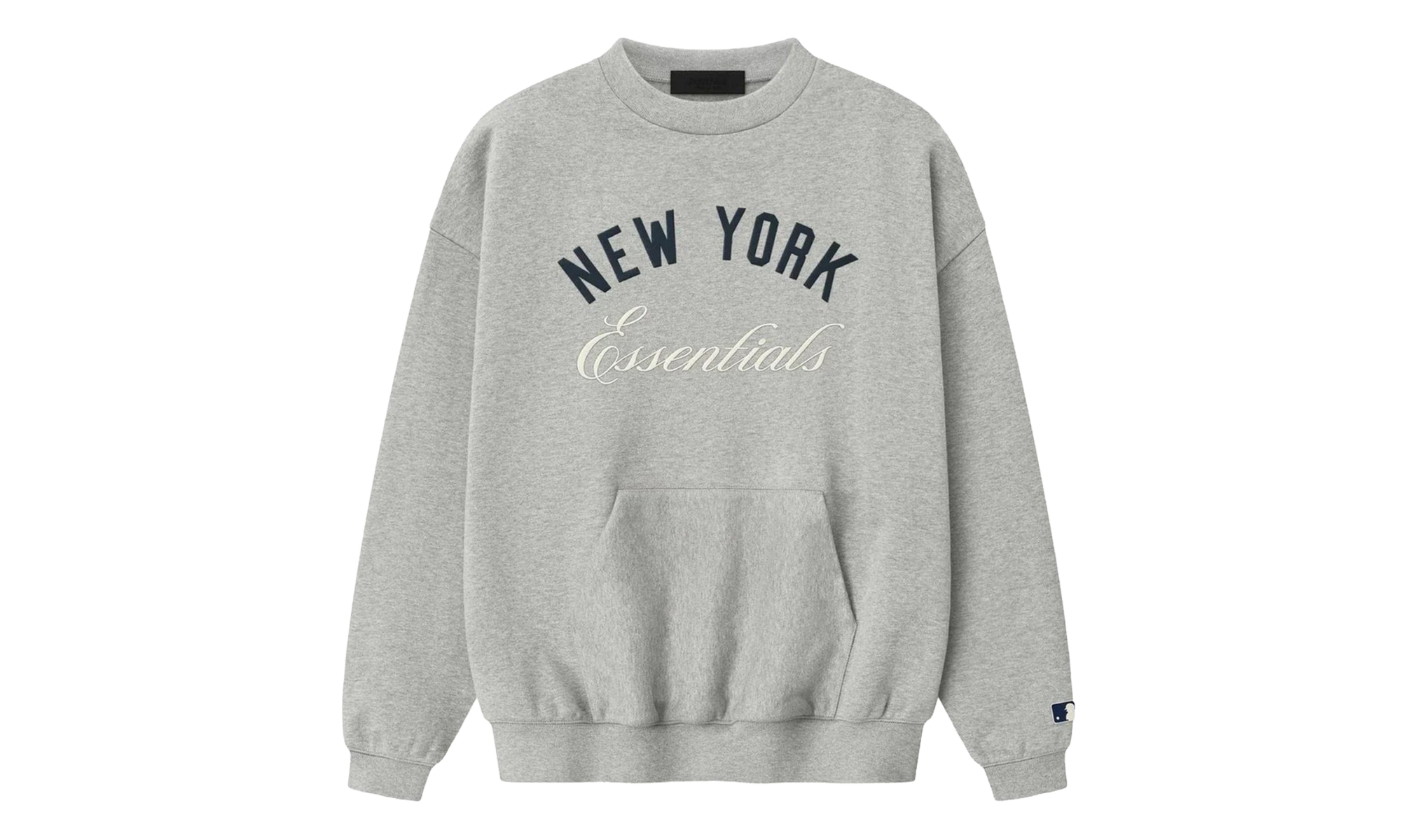 Essentials Yankees Sport Crewneck "Concrete Heather" 192ML254412F