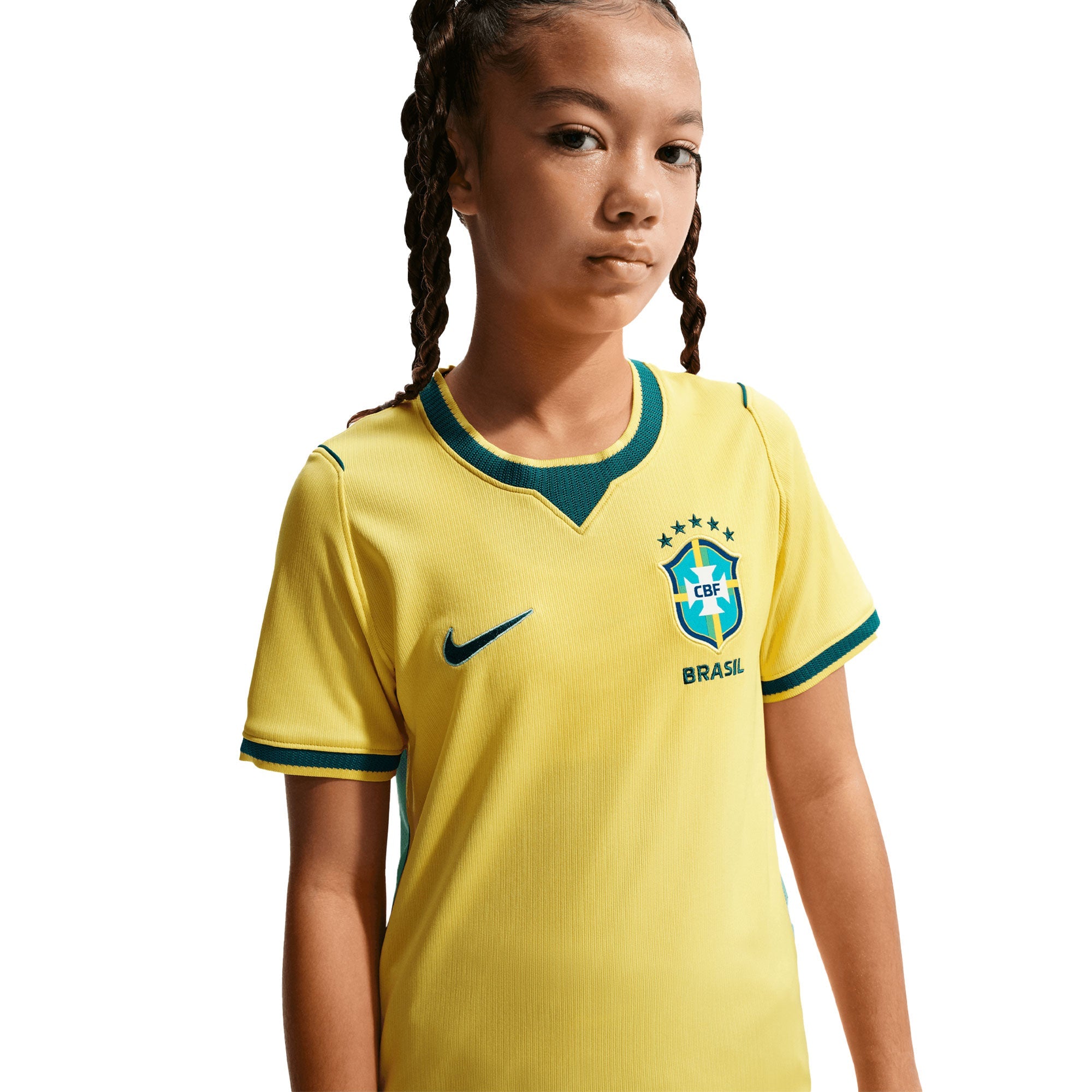 Nike Brazil Kids Home Stadium 2026 Jersey