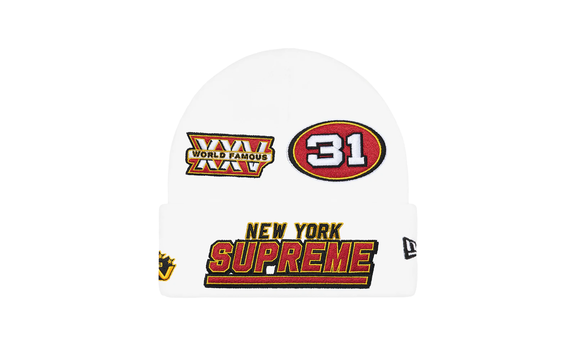 New Era Football Beanie "FW25 - White" SU26775