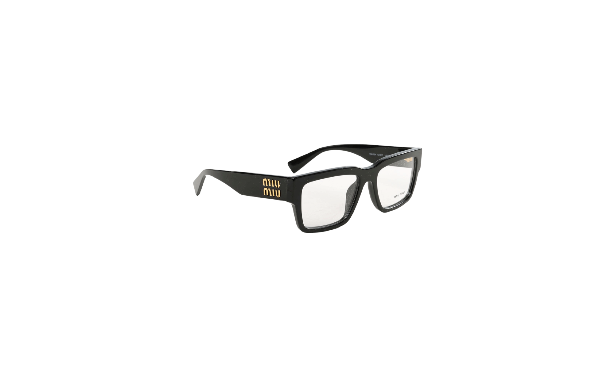 02XV Framed Clear Glasses WMNS "Black" 0MU 02XV 1AB1O1
