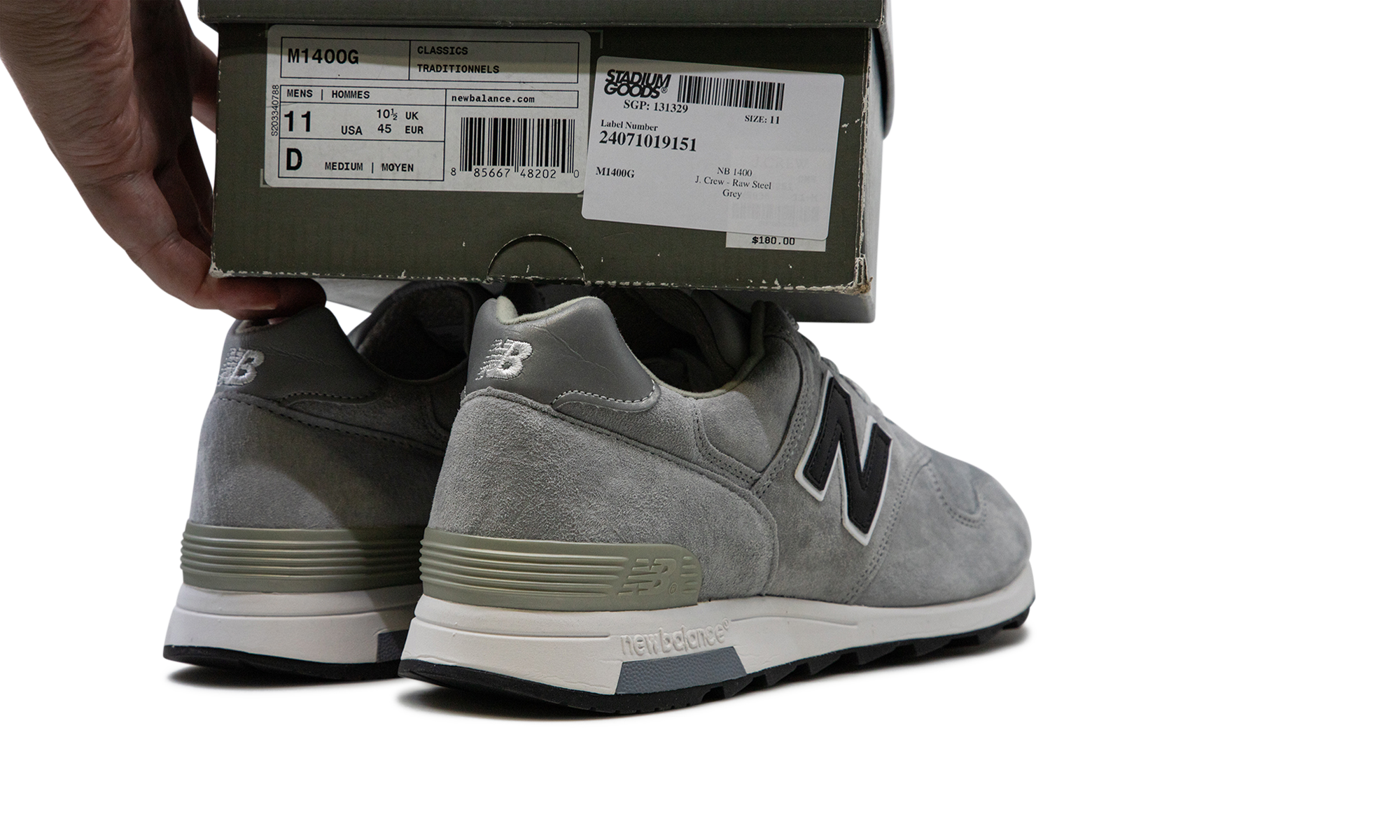 1400 "J. Crew - Raw Steel" M1400G