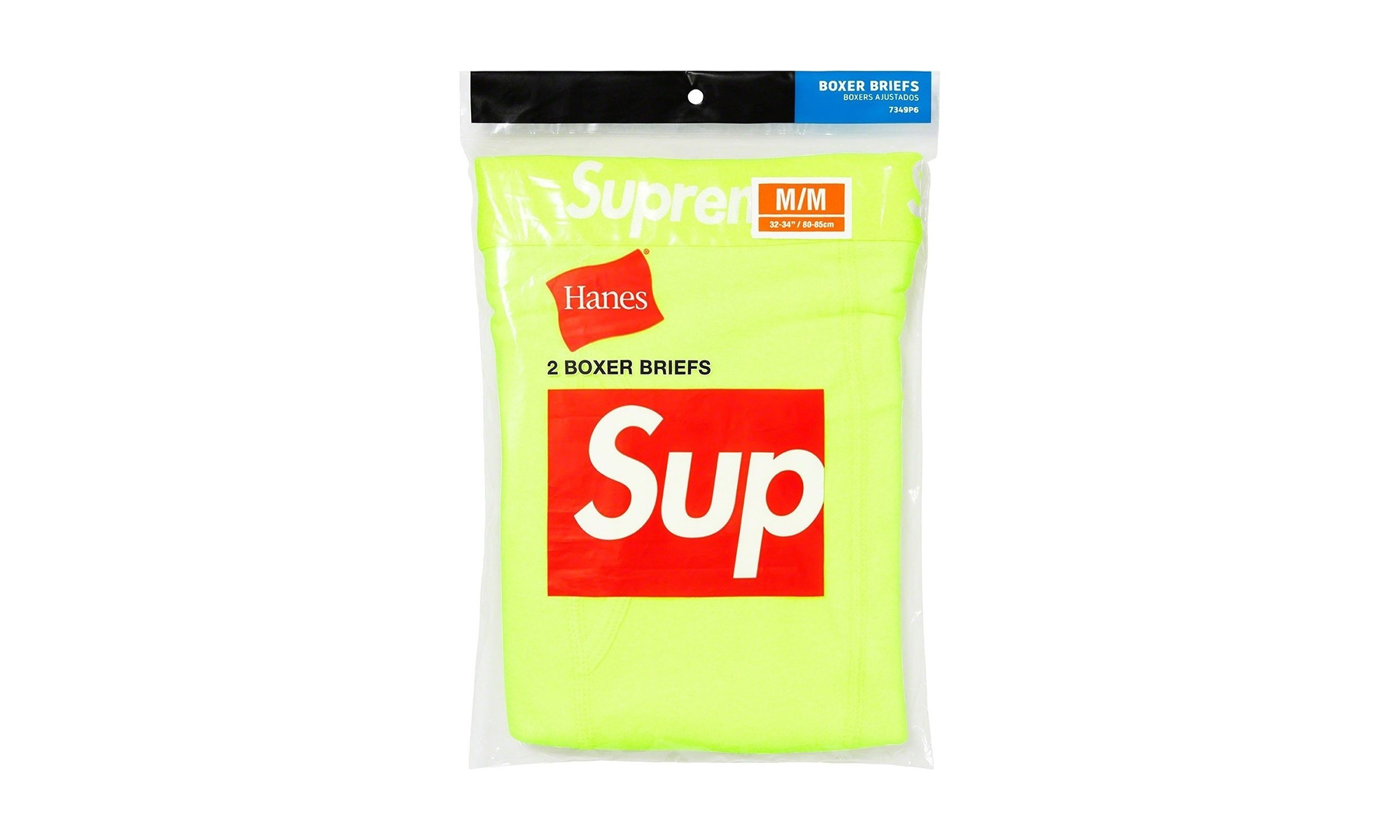Hanes Boxer Briefs (2 Pack) "SS23 - Fluorescent Yellow" SU25714