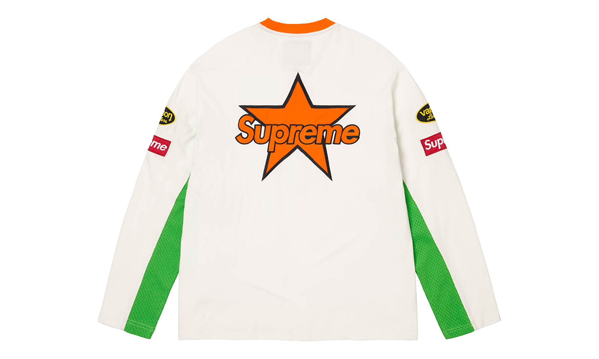 Vanson Leathers® L/S Top "SS26 - White" SU27021