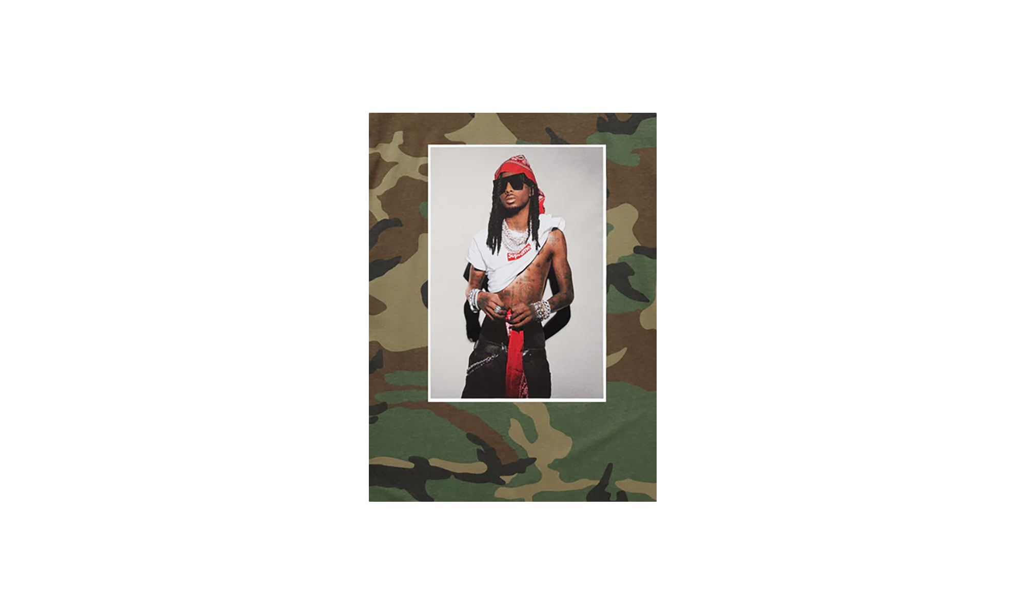 Playboi Carti Tee "FW25 - Woodland Camo" SU25804