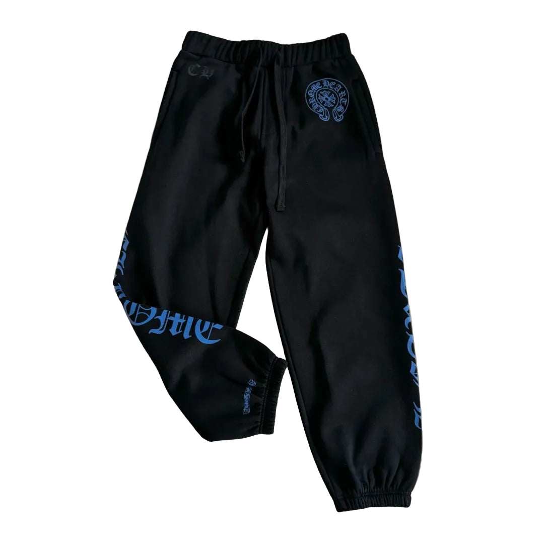 Chrome Hearts Split Block Logo Sweatpants