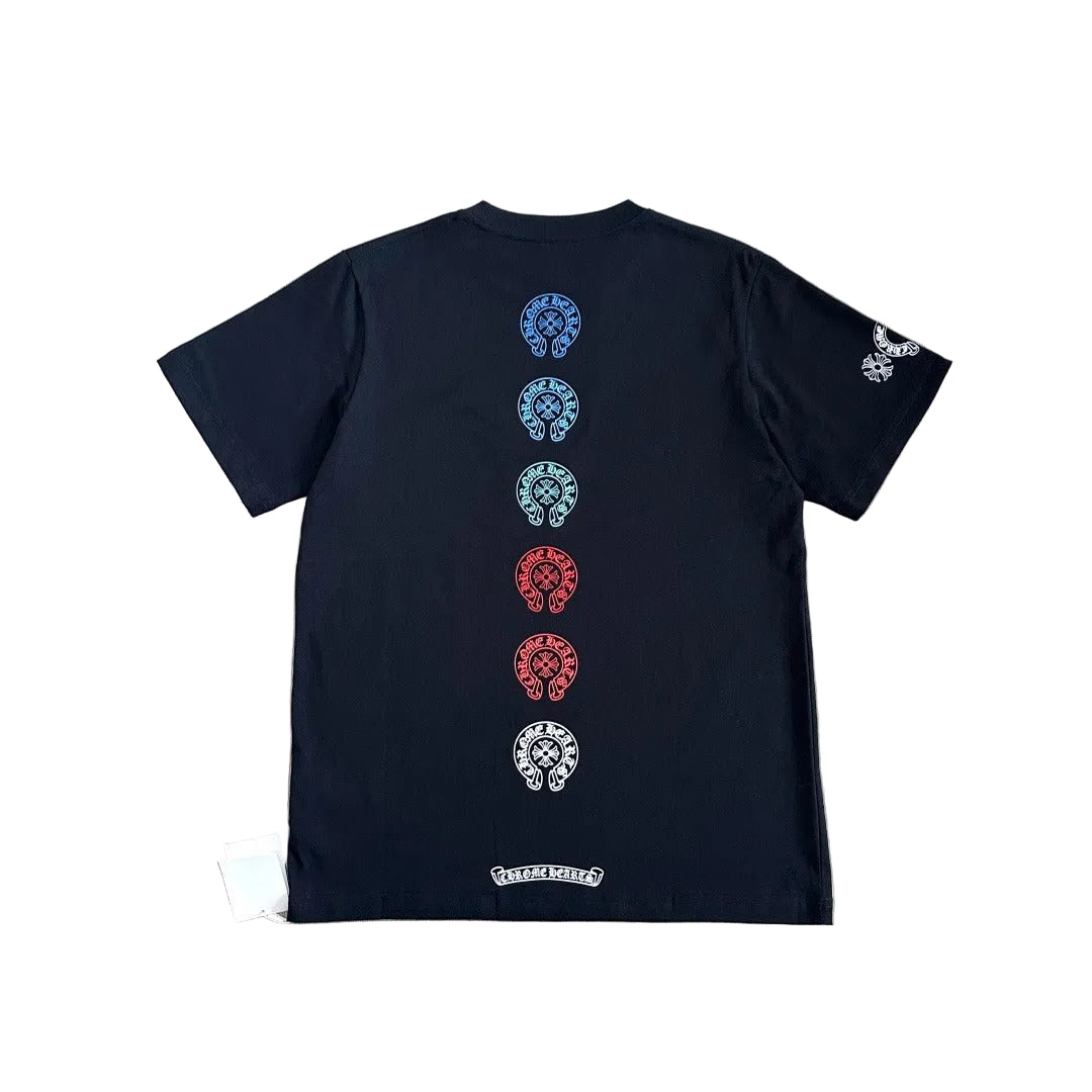 Chrome Hearts Horseshoe Scroll Pocket T-Shirt in white.