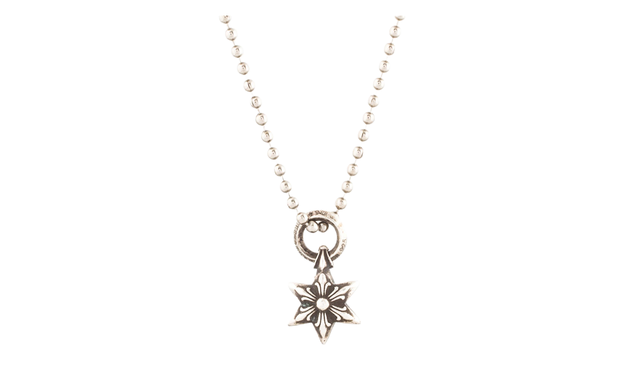Star pendant with BallChain "Silver" CHRM0756